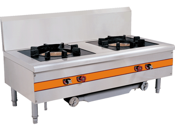 雙眼鼓風矮湯爐